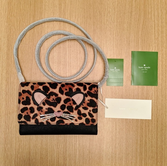 kate spade Handbags - NWT Kate Spade New York Run Wild Leopard Crossbody